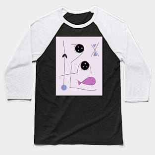 Kids in Drama Stick Figure Baseball T-Shirt